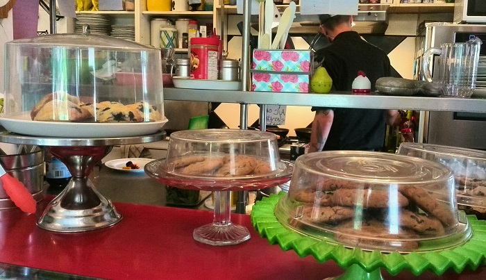 Cookie pedestals at The Bag Lady in London Ontario