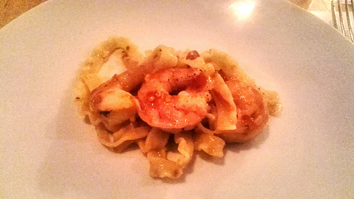 Massimo Bruno Italian Supper Club - Shrimp pasta