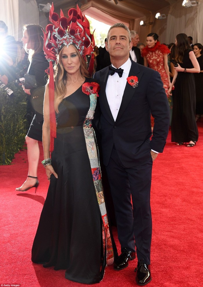 Sarah Jessica Parker and Andy Cohen