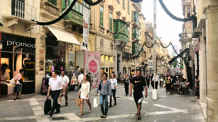 Republic Street Valletta Malta