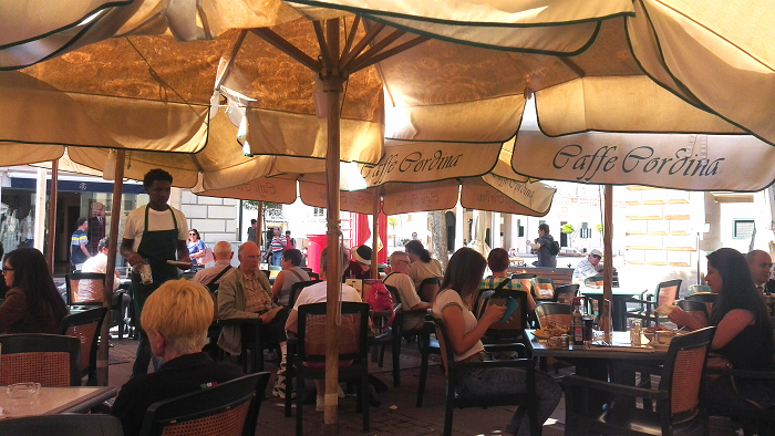 Tables Caffe Cordina Valletta