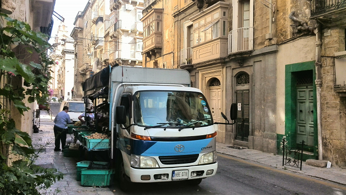 Vegetable truck Floriana Malta