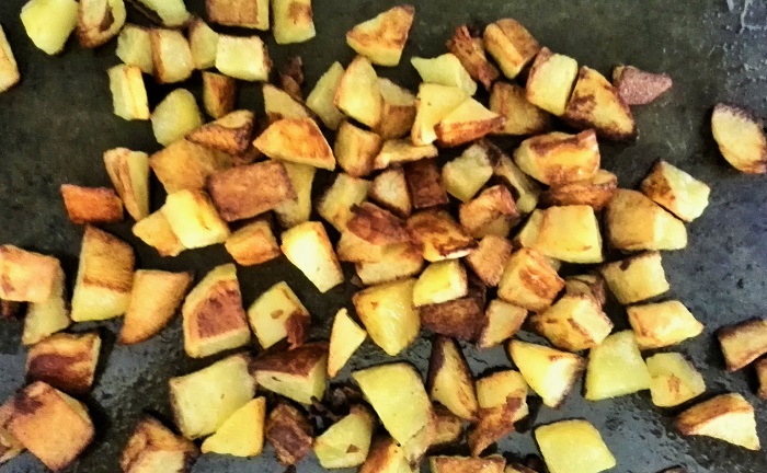 Roasted potatoes 