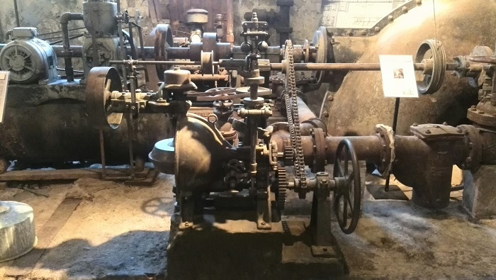 Mill mechanics detail, Museum, Alton Mill Art Centre, Caledon